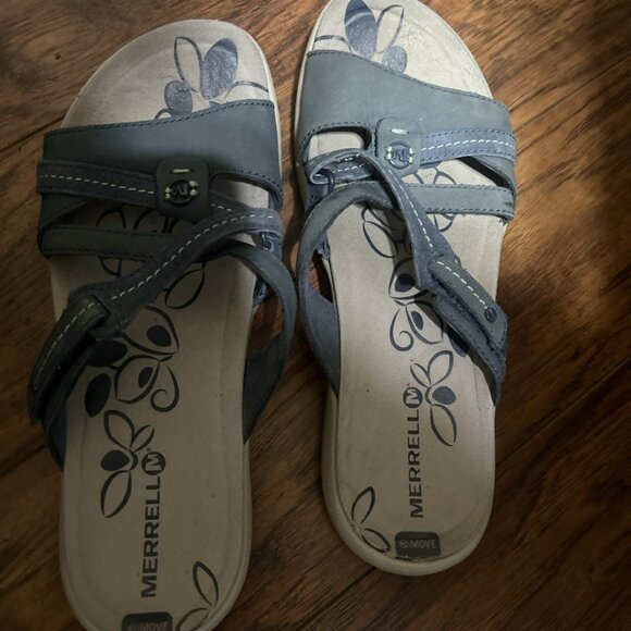 Women's Size 8 Merrell Bering Sea Performance Sport Sandals Air Cushion Sole EUC - Picture 1 of 6